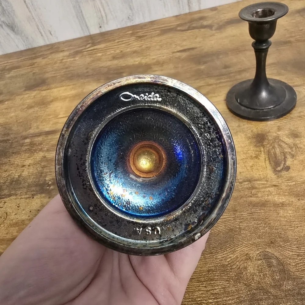 onedia silverplate candle